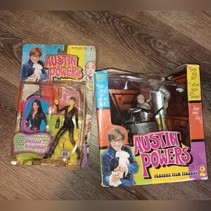AUSTIN POWERS - LOT - Dr. Evil and Mini Me +  Vanessa H- Action Figures